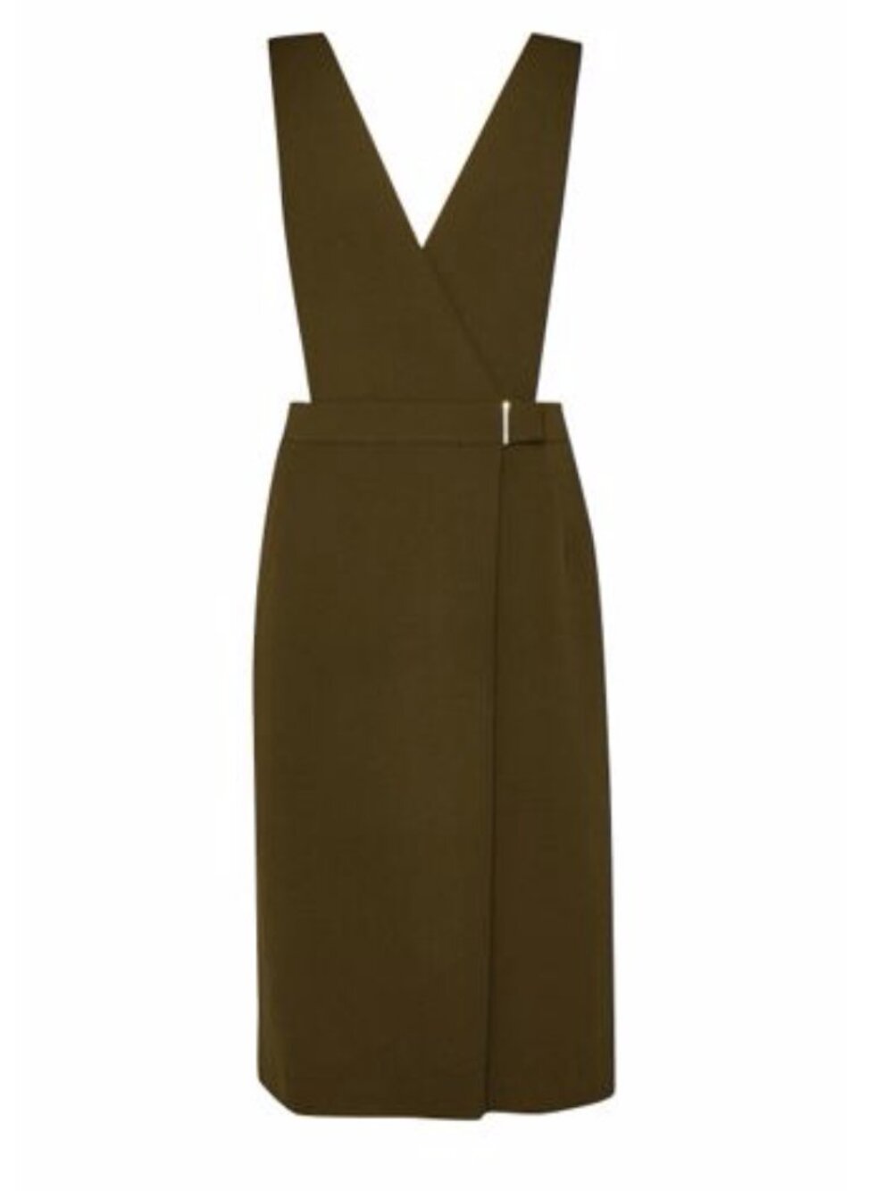 French Connection - Sundae Suiting Pinafore Apron Dress 71EAX | Size 4